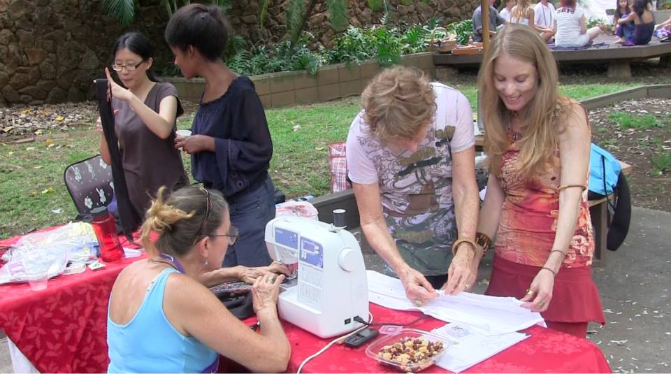 Upcycle Sewing Booth Helps Community DIY Green Fashion